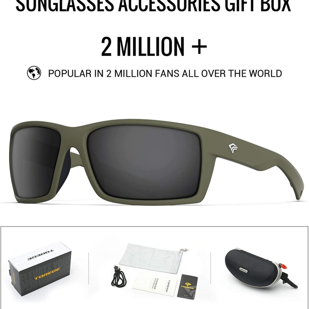 Unisex polarized sunglasses